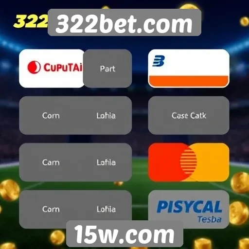 Métodos de pagamento aceitos no 322bet